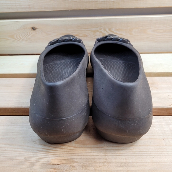 Crocs Giana Brown chain link ballet flats size 10 - Picture 3 of 6
